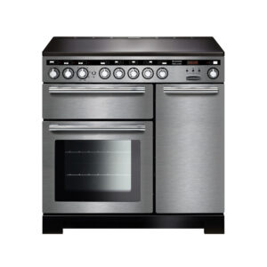 Rangemaster Encore Deluxe 90 Induction Stainless Steel with Chrome trim