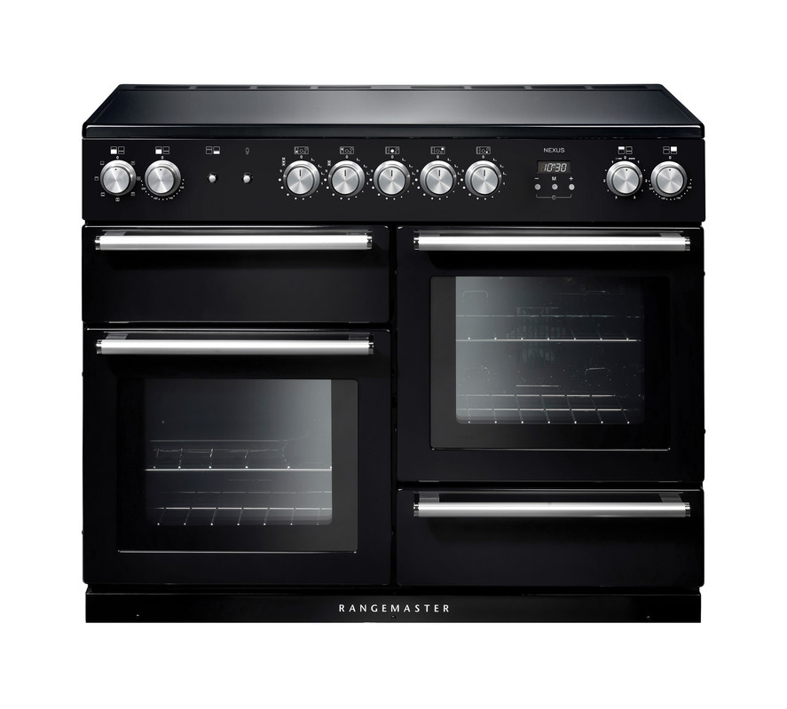 Rangemaster Nexus 110 Induction Black with Chrome trim Rangemaster Nexus 110 Induction Black with Chrome trim