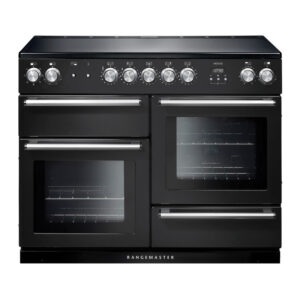 Rangemaster Nexus 110 Induction Charcoal Black with Chrome trim