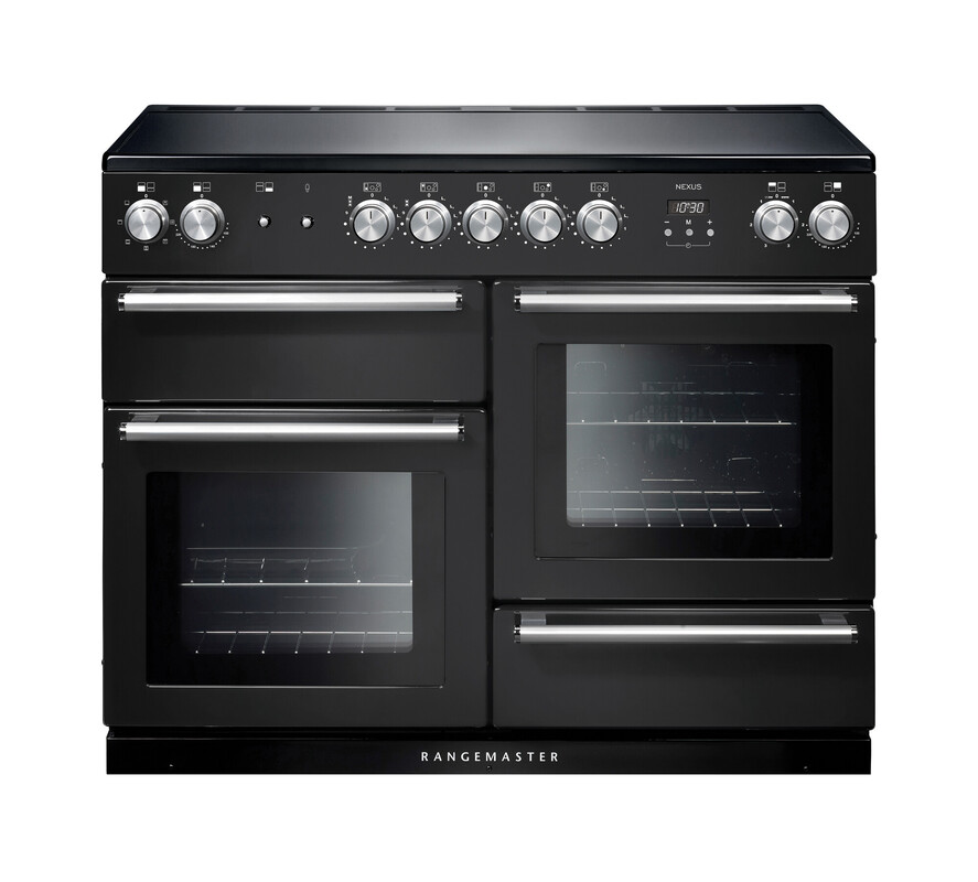 Rangemaster Nexus 110 Induction Charcoal Black with Chrome trim Rangemaster Nexus 110 Induction Charcoal Black with Chrome trim