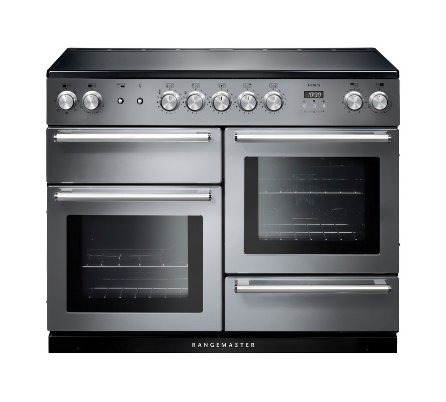 Rangemaster Nexus 110 Induction Stainless Steel with Chrome trim Rangemaster Nexus 110 Induction Stainless Steel with Chrome trim