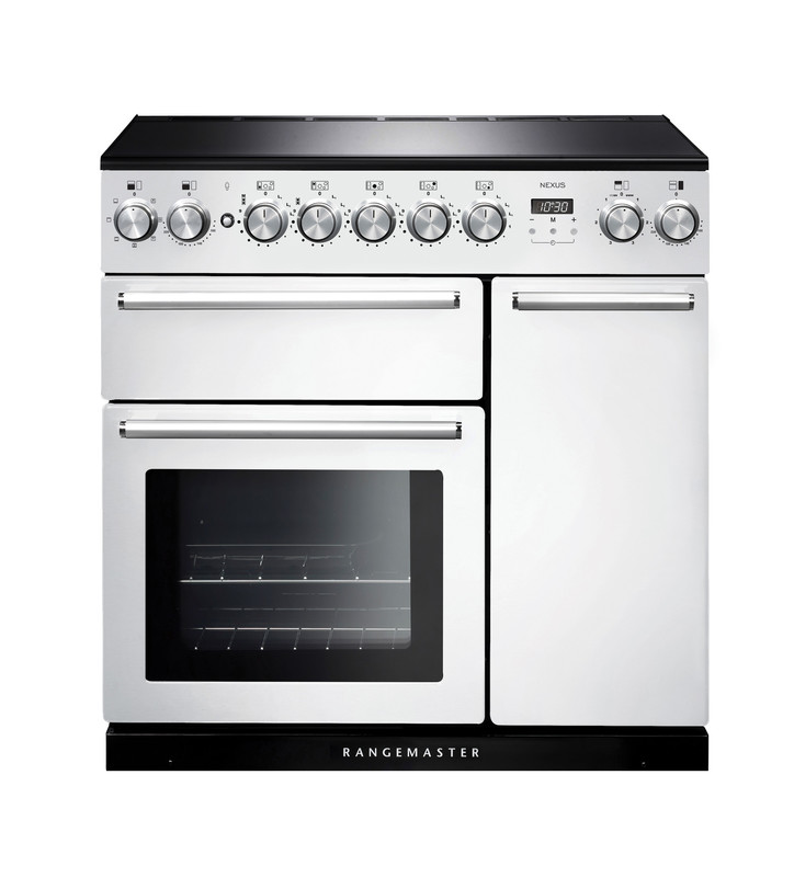 Rangemaster Nexus 90 Induction White with Chrome trim Rangemaster Nexus 90 Induction White with Chrome trim