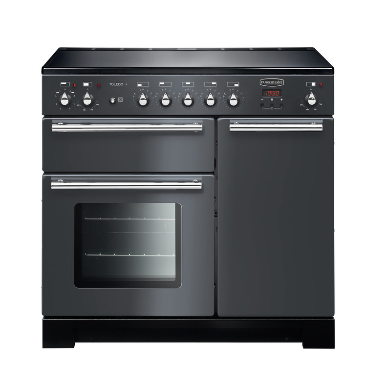 Rangemaster Toledo + 90 Induction Slate with Chrome trim Rangemaster Toledo + 90 Induction Slate with Chrome trim