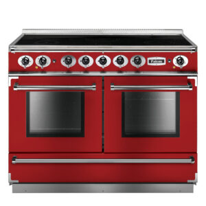 Falcon Continental 1092 Induction Cherry Red with Nickle trim