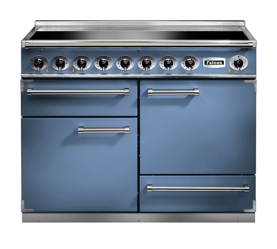 Falcon Deluxe 1092 Induction China Blue with Nickel trim