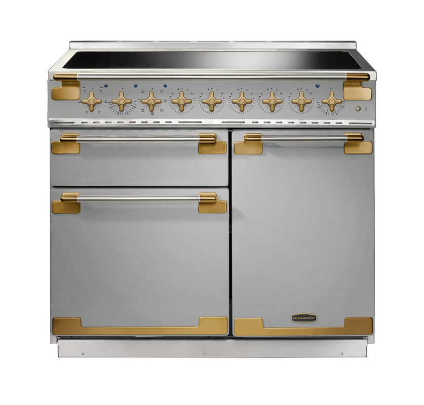 Elise Luxe 100 Induction<br />
Stainless Steel with Antique Brass trim