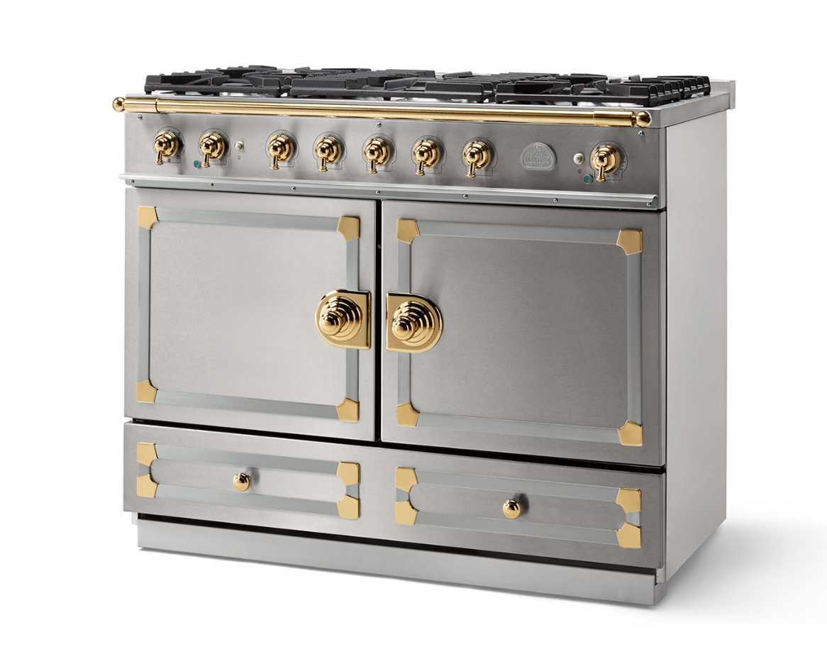 CornuFe 110 Dual Fuel Stainless Steel Brass Trim